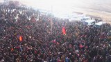 ནང་ཆེན་གྱི་ཇ་པ་དགོན་པའི་མདུན་བོད་མི་མང་པོ་འཛོམས་ཡོད་པའི་རྣམ་པ། ༢༠༡༤།༢།༥