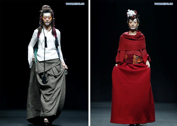 ཨ་ལྕེ་ནག་མོའི་བོད་ཀྱི་དཔེ་གསར་གྱོན་ཆས་པེ་ཅིང་དུ་འགྲེམས་སྟོན་སྐབས། ༢༠༡༧།༣།༣༠