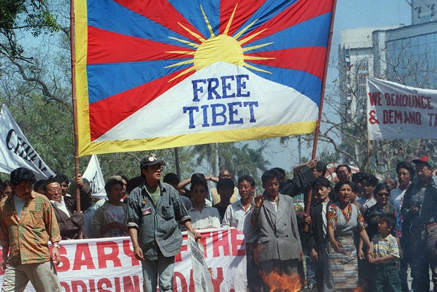 རྒྱ་གར་གྱི་རྒྱལ་ས་ལྡི་ལིར་བོད་དོན་ལས་འགུལ་སྐབས། ༡༩༩༤