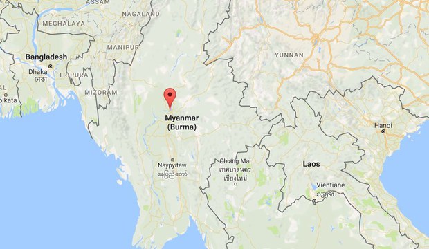 མཡན་མར་(Myanmar)ཡུལ་གྱི་ས་ཁྲ།