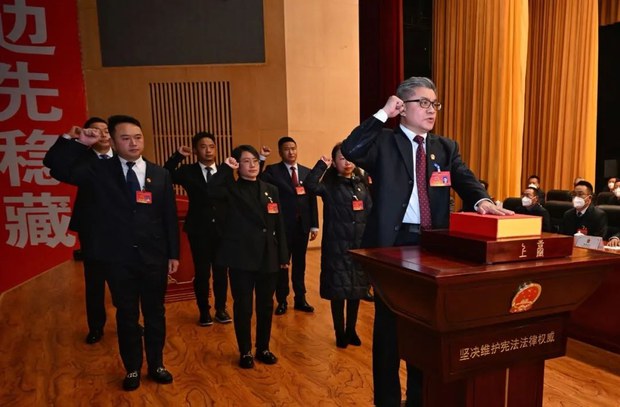 ལྷ་ས་གྲོང་ཁྱེར་གྱི་སྤྱི་ཁྱབ་པ་གསར་པར་རྒྱ་མི་ཞིག་བསྐོ་བཞག་བྱས་འདུག