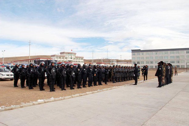 བོད་ཀྱི་མཐའ་མཚམས་ས་ཁུལ་གྱི་རྒྱ་ནག་གི་དྲག་ཆས་དམག་མི། 