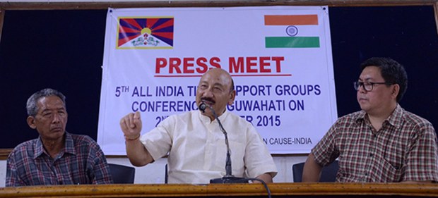 རྒྱ་གར་རྒྱལ་ཡོངས་བོད་དོན་རྒྱབ་སྐྱོར་ཚོཊ་པའི་གསར་འགོད་ལྷན་ཚོགས་སྐབས། ༢༠༡༥།༡༠།༣༡