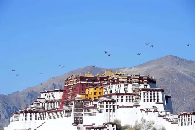 བོད་ནང་རྒྱ་ནག་གཞུང་གིས་གང་སར་དམ་དྲག་དང་མཉམ་དམག་སྦྱོང་བྱས་འདུག