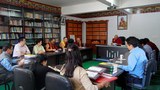 སྤྱི་འཐུས་རྒྱུན་ལས་ཚོགས་ཁང་ནང་གསང་བའི་འོས་ཤོག་བླུགས་སྐབས། ༢༠༡༨།༥།༡