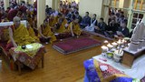 བཞུགས་སྒར་དུ་བཀྲ་ཤིས་སྐྱིད་ཀྱི་ཆེད་གཞུང་འབྲེལ་མཆོད་འབུལ་གནང་སྐབས། ༢༠༡༥།༩།༤