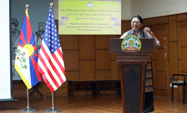 ཨ་རི་གཞུང་གིས་བོད་རྒྱའི་རྩོད་རྙོག་སེལ་ཐབས་ཀྱི་བོད་དོན་ཁྲིམས་ཡིག་གཏན་འབེབས་གནང་བར་འཛམ་གླིང་གི་ཡུལ་གྲུ་གང་སར་དགའ་སྟོན་གནང་འདུག -གནས་ཚུལ་ཁ་སྣོན། ཨ་རི་གཞུང་གིས་བོད་རྒྱའི་རྩོད་རྙོག་སེལ་ཐབས་ཀྱི་བོད་དོན་ཁྲིམས་ཡིག་གཏན་འབེབས་གནང་བར་འཛམ་གླིང་གི་ཡུལ་གྲུ་གང་སར་དགའ་སྟོན་གནང་འདུག -གནས་ཚུལ་ཁ་སྣོན།