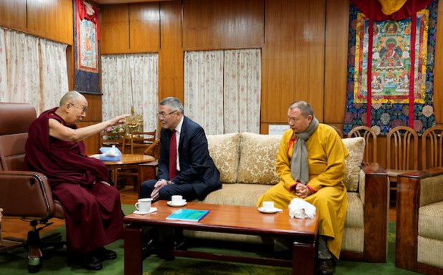 ཁལ་མུཀ་སྤྱི་མཐུན་རྒྱལ་ཁབ་ཀྱི་སྲིད་འཛིན་དང་༧གོང་ས་མཆོག་མཇལ་མོལ་སྐབས། ༢༠༡༨།༡༡།༣༠