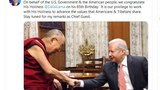 རྒྱ་གར་ནང་ཡོད་པའི་ཨ་མི་རི་ཀའི་གཞུང་ཚབ་པ་སྐུ་ཞབས་(Kenneth Juster)་ལགས་ཀྱི་(twitter)་དྲ་ངོས། ༢༠༢༠།༧།༦