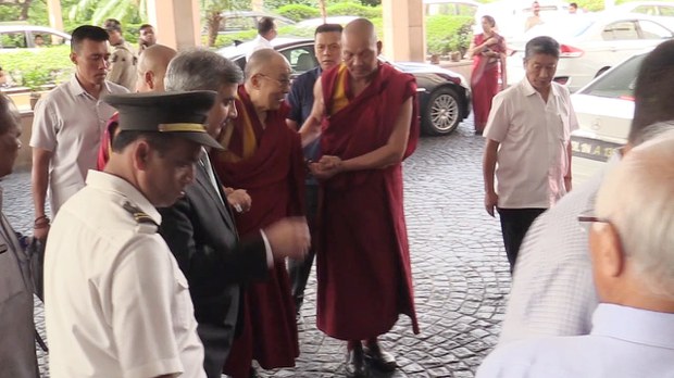བོད་ཀྱི་དབུ་ཁྲིད་༧གོང་ས་མཆོག་རྒྱ་གར་གྱི་རྒྱལ་ས་ལྡི་ལིར་ཞབས་སོར་འཁོད་སྐབས། ༢༠༡༩།༩།༡༩