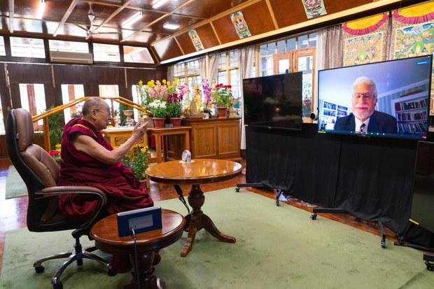 ཨ་རིའི་བོད་དོན་ཆེད་དམིགས་བསལ་འབྲེལ་མཐུད་པས་༧གོང་ས་མཆོག་དང་དྲ་ལམ་བརྒྱུད་མཇལ་མོལ་ཞུས།