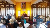 བཀའ་བློན་ཁྲི་ཟུར་སློབ་དཔོན་ཟམ་གདོང་རིན་པོ་མཆོག་གིས་འཛམ་གླིང་གནམ་གཤིས་འགྱུར་ལྡོག་དང་འབྲེལ་བའི་སྐོར་གསུངས་བཤད་སྐབས། ༢༠༡༨།༡༡།༢༩