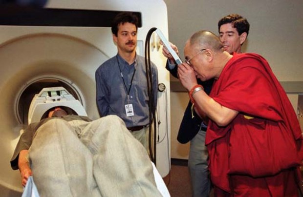མཁས་དབང་སློབ་དཔོན་(Richard Davidson)དང་༧གོང་ས་མཆོག། ༢༠༠༡