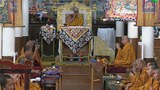 ༧གོང་ས་མཆོག་དཔལ་དུས་ཀྱི་འཁོར་ལོའི་སྒྲུབ་མཆོད་ཆེན་མོར་དབུ་བཞུགས་གནང་སྐབས། ༢༠༡༦།༤།༢༡
