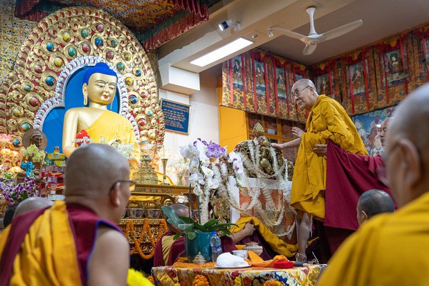 བོད་ཀྱི་དབུ་ཁྲིད་༧གོང་ས་མཆོག་ལ་བརྟན་བཞུགས་སྐབས། ༢༠༡༩།༩།༡༣