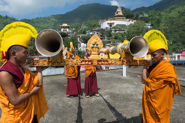 ༧གོང་ས་མཆོག་གིས་མཚོ་པདྨར་ཆོས་འབྲེལ་གནང་ཡུལ། ༢༠༡༦།༧།༡༣