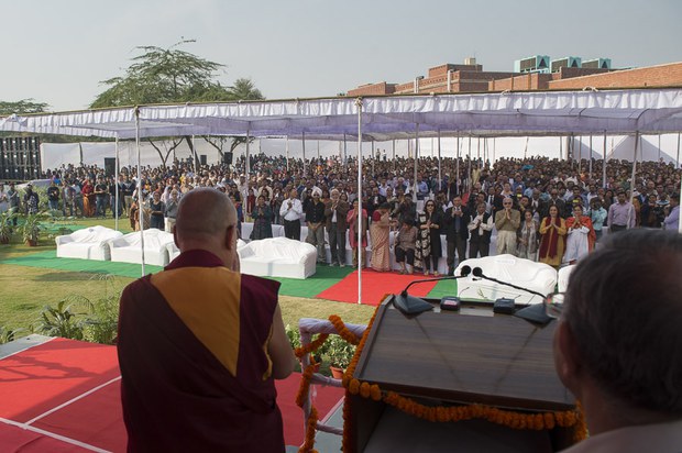 ༧གོང་ས་མཆོག་Jawaharlal Nehruགཙུག་ལག་སློབ་གྲྭ་ཆེན་མོར་ཕེབས་སྐབས། ༢༠༡༤།༡༡།༡༩