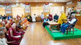 སྤྱི་ནོར་༧གོང་ས་མཆོག་གིས་ཡུལ་གྲུ་འདྲ་མིན་ནས་ཕེབས་པའི་ནང་པ་ཚོར་བཀའ་སློབ་བསྩལ་སྐབས། ༢༠༡༩།༡༠།༢༡
