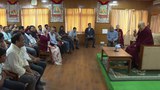 ༧གོང་ས་མཆོག་གིས་ཚོང་པ་སོགས་ཆེད་ལས་ཚོགས་པའི་འགོ་ཁྲིད་མང་པོ་ཞིག་ལ་མཇལ་ཁ་དང་བཀའ་སློབ་སྩལ་གནང་སྐབས། ༢༠༡༩།༥།༦