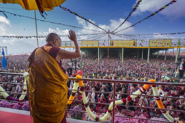 ༧གོང་ས་མཆོག་གིས་བོད་དང་ས་འབྲེལ་མོན་རྟ་དབང་དུ་མཛད་འཕྲིན་སྐྱོང་སྐབས། ༢༠༡༧།༤།༩