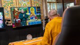 ༧གོང་ས་མཆོག་གི་ཆོས་འབྲེལ་སྐབས་ཐོ་ཝ་(Tuva)སྤྱི་མཐུན་རྒྱལ་ཕྲན་གྱི་སྲིད་འཛིན་(Sholban Kara-ool)མཆོག ༡༡།༠༦།༢༠