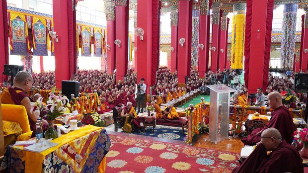 ༧གོང་ས་མཆོག་དབུ་བཞུགས་ཐོག་དབུ་མ་བཞི་བརྒྱ་པའི་བགྲོ་གླེང་ཚོགས་སྐབས། ༢༠༡༩།༡༢།༡༧