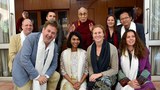 ༧གོང་ས་མཆོག་གིས་དབྱིན་ལན་གྱི་ཤེས་ཡོན་དང་ཚོང་ལས་སྐུ་ཚབ་ཚོཊ་ཆུང་ཞིག་ལ་མཇལ་མོལ་སྐབས། ༢༠༡༨།༡༠།༢༦