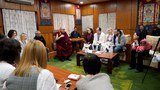 ༧གོང་ས་མཆོག་གིས་ཡོའུ་ཁུ་རན་ནས་ཆེད་དུ་ཕེབས་པའི་ཆེད་ལས་མི་སྣ་ཁག་ཅིག་དང་མཇལ་མོལ་སྐབས། ༢༠༡༩།༢།༡༣
