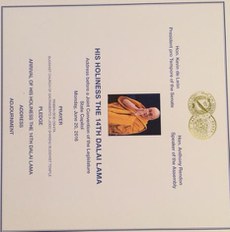 ཨ་རིའི་California་མངའ་སྡེའི་གྲོས་ཚོགས་སུ་༧གོང་ས་མཆོག་ཕེབས་རྒྱུར་གྲ་སྒྲིག་གནང་བཞིན་པ། ༢༠༡༦།༦།༢༠