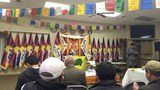 ཨ་མི་རི་ཀའི་རྒྱལ་སའི་མངའ་ཁུལ་གྱི་ས་གནས་བོད་ཀྱི་གཞོན་ནུ་ལྷན་ཚོགས་དབུ་བརྙེས་བའི་ཉིན་མོ་སྲུང་བརྩི་གནང་བཞིན་པ། ༢༠༡༥།༡༠།༡༢