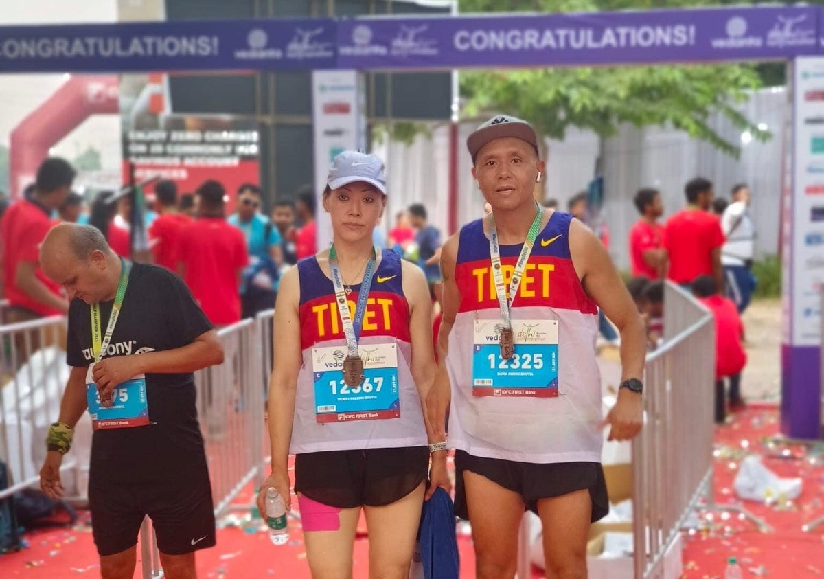 Dickey Palzom at the Tata Steel World 25k Kolkata Marathon (1).JPG