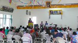 དྲིལ་བསྒྲགས་དྲུང་ཆེ་བཀྲ་ཤིས་ཕུན་ཚོགས་ལགས་ཀྱིས་བཀྲ་ཤིས་ལྗོངས་ལ་གཏམ་བཤད་གནང་བཞིན་པ། ༢༠༡༤།༨