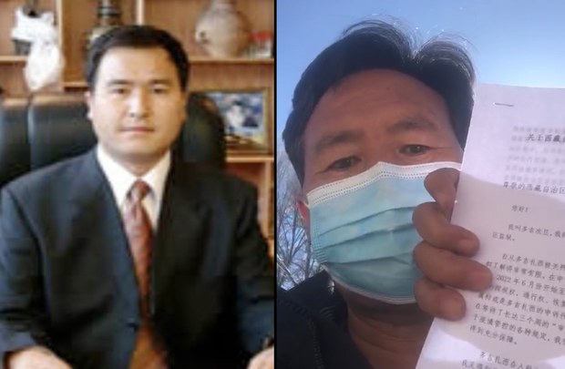 རྡོ་རྗེ་ཚེ་བརྟན་ལགས་སུ་བཙོན་ཁང་ལ་མིང་ཆད་ངན་པ་བཟོས་ཚུལ་གྱིས་ཁ་རྡུང་བཏང་ཡོད་འདུག
