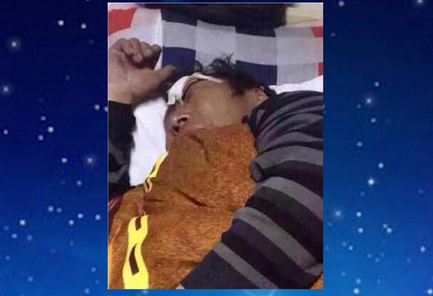 འབྲི་རུའི་ཉེན་རྟོག་པས་ཉེས་རྡུང་བཏང་བའི་བོད་མི་རྣམ་རྒྱལ་བསྟན་འཛིན། འབྲི་རུའི་ཉེན་རྟོག་པས་ཉེས་རྡུང་བཏང་བའི་བོད་མི་རྣམ་རྒྱལ་བསྟན་འཛིན།