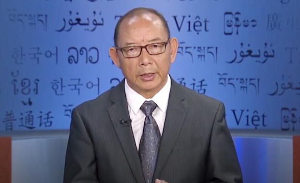 ཨེ་ཤེ་ཡ་རང་དབང་རླུང་འཕྲིན་ཁང་གི་བོད་སྐད་སྡེ་ཚན་གྱི་འགན་འཛིན་ལས་ཚབ་ཟུར་པ་འབེན་པ་སྟོབས་རྒྱལ་ལགས་དགོངས་པ་རྫོགས་པ།