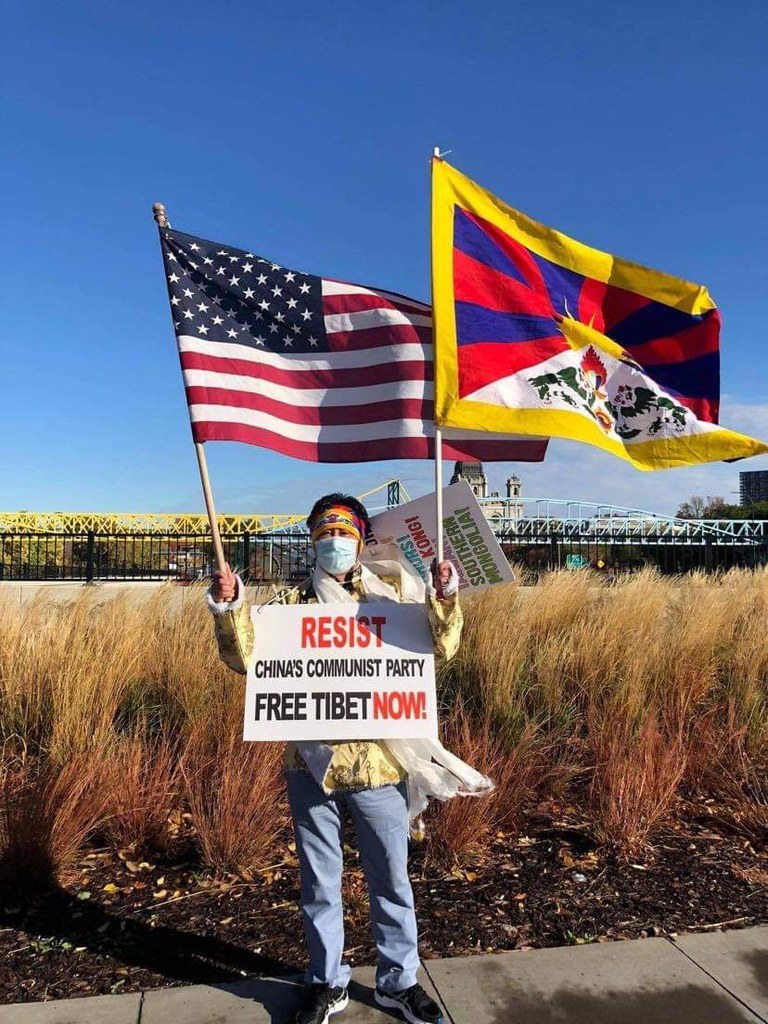 དགེ་འདུན་དར་རྒྱས་ལགས་ཀྱིས་རེ་བ་དང་དགོས་འདུན་དོན་ཚན་ལྔའི་ཆེད་བོད་དོན་ལས་འགུལ། 10/13/2020