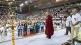 ༧གོང་ས་མཆོག་གདན་ཞུས་ཐོག་ལྡི་ལིར་བདེ་སྐྱིད་བསྐྲུན་ཐབས་སླད་ཆོས་ལུགས་དང་མ་སྦྲེལ་བའི་བཟང་པོའི་རིན་ཐང་བསྐྲུན་ཐབས་ཀྱི་སློབ་གཞི་དབུ་འབྱེད་སྐབས། ༢༠༡༨།༧།༢