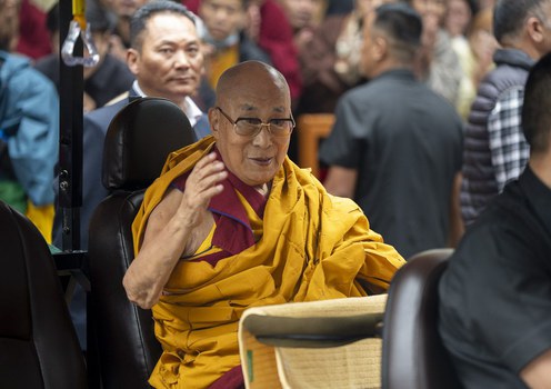 ༸གོང་ས་༸སྐྱབས་མགོན་ཆེན་པོ་མཆོག་བརྟན་བཞུགས་ཐོག་ཆིབས་བསྒྱུར་མཛད་སྐབས། ༢༠༢༥།༠༥།༠༧ ཉིན།