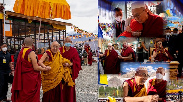 ༸གོང་ས་མཆོག་གིས་ལ་དྭགས་སུ་ཟླ་བ་གཅིག་ལྷག་རིང་ས་གནས་༡༡ ཙམ་གྱི་ནང་མཛད་འཕྲིན་བསྐྱངས་པ།