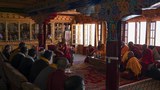 ༧གོང་ས་མཆོག་བསམ་གཏན་གླིང་དགོན་པར་ཞབས་སོར་འཁོད་གནང་མཛད་ཡོད་པ།