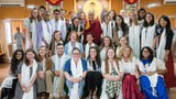 ༧གོང་ས་མཆོག་ནས་ཨེ་མོ་རིའི་སློབ་ཕྲུག་ཁག་ཅིག་ལ་མཇལ་ཁ་དང་བཀའ་སློབ།