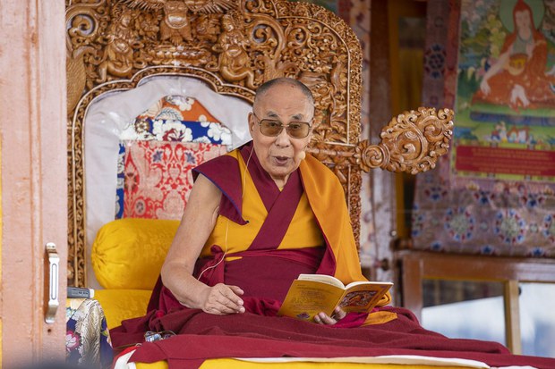 ༧གོང་ས་མཆོག་ནས་ལ་དྭགས་ཞི་བའི་ཚལ་དུ་སྤྱོད་འཇུག་གི་གསུང་ཆོས་བསྩལ་རྒྱུ།