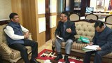 བོད་མིའི་སྒྲིག་འཛུགས་ཀྱི་ནང་སྲིད་བཀའ་བློན་མཆོག་གིས་རྒྱ་གར་ཨ་རུ་ནཱ་ཅལ་མངའ་སྡེའི་སྤྱི་ཁྱབ་བློན་ཆེན་མཆོག་དང་མཇལ་མོལ་གནང་སྐབས། ༢༠༡༦།༡༡།༡༩