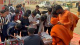 ཧིནྡུའི་ཆོས་ལུགས་ཀྱི་དུས་ཆེན་མ་ཧཱ་ཀུམྦ་མེ་ལར་བོད་དོན་གོ་རྟོགས་ཀྱི་ལས་འགུལ་སྤེལ་བཞིན་པ།