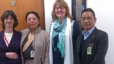 ནང་སྲིད་བཀའ་བློན་རྒྱ་རི་སྒྲོལ་མ་མཆོག་གིས་ཁེ་ན་ཊའི་ཕྱི་མི་གཞིས་སྤོས་ལས་ཁུངས་ཀྱི་བློན་ཆེན་གསར་པ་ལྕམ་Shannon  Fraserམཆོག་དང་མཇལ་འཕྲད་སྐབས། ༢༠༡༥།༡།༡༡