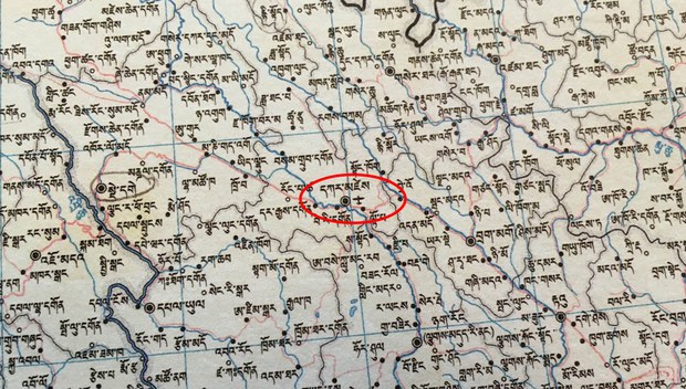 དཀར་མཛེས་ཕྱོགས་ཀྱི་ས་ཁྲ།