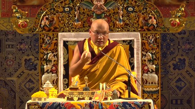 ཀརྨ་པ་ཨྱོན་འཕྲིན་ལས་རྡོ་རྗེ་མཆོག་གིས་ནེའུ་ཡོག་ནས་བོད་མི་ཚོར་བཀའ་སློབ་གནང་སྐབས། ༢༠༡༨།༡།༢༨ ཀརྨ་པ་ཨྱོན་འཕྲིན་ལས་རྡོ་རྗེ་མཆོག་གིས་ནེའུ་ཡོག་ནས་བོད་མི་ཚོར་བཀའ་སློབ་གནང་སྐབས། ༢༠༡༨།༡།༢༨