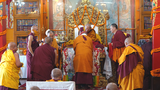 ཀིརྟི་རིན་པོ་ཆེའི་འཁྲུངས་སྐར་ཉིན་མཛོད་དགེ་གཟའ་རུ་རོང་འབྲོག་གཉིས་ཀྱིས་བརྟན་བཞུགས་ཕུལ་སོང་།
