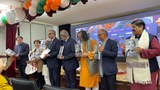 རྒྱ་གར་གཞུང་ཚབ་ཁང་དུ་བ་ཀུ་ལ་རིན་པོ་ཆེའི་མཛད་རྣམ་དཔེ་དེབ་དབུ་འབྱེད་གནང་འདུག