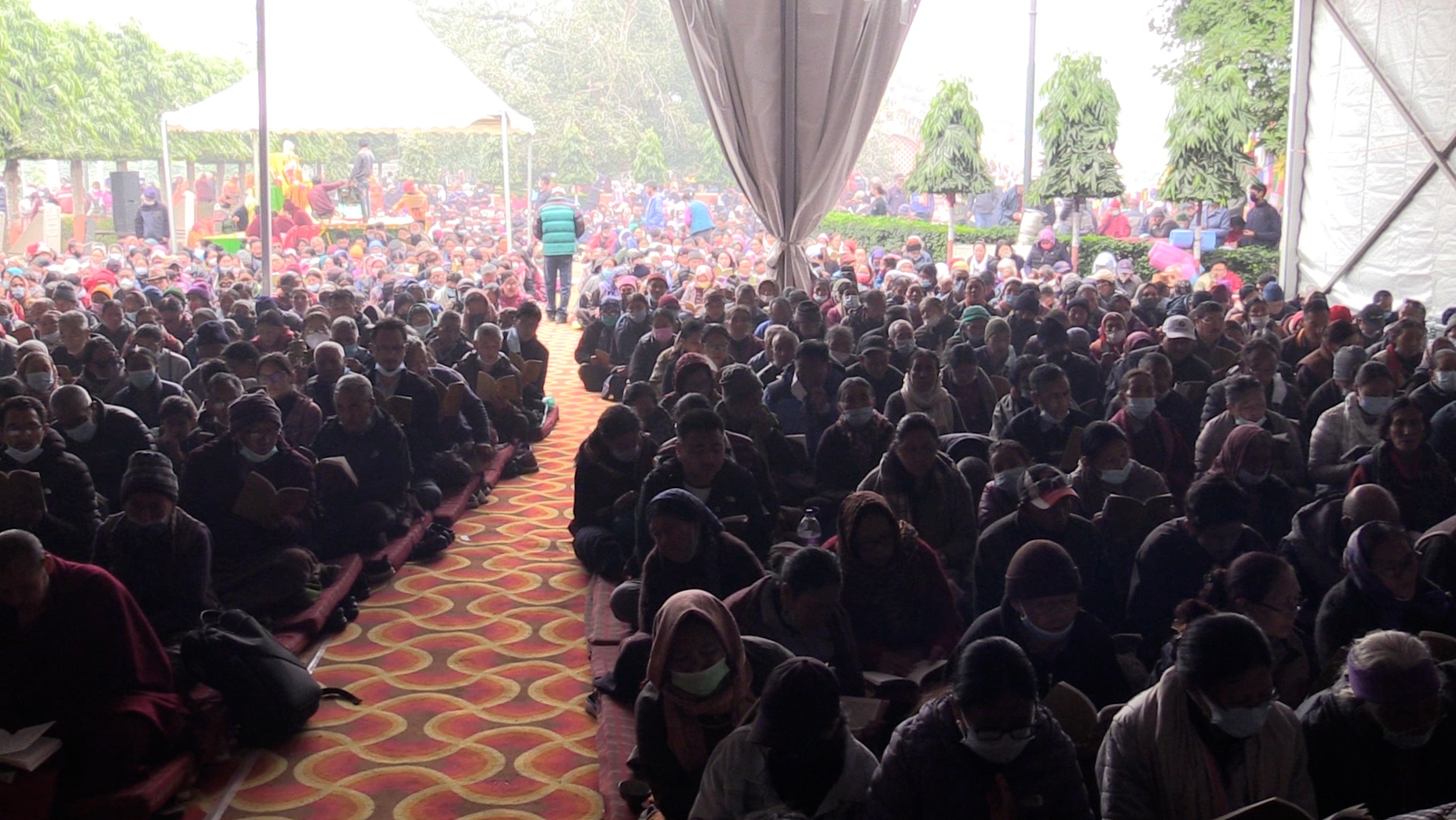 Ladakh Monlam for world peace for the first time in Bodh Gaya.jpg